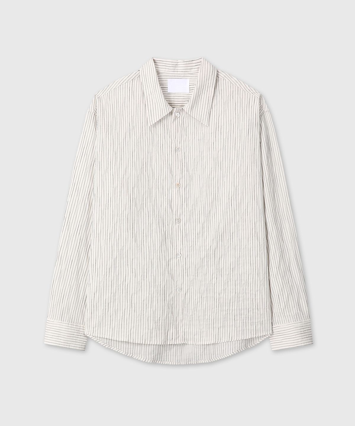 다이브인(DIVEIN) WRINKLE STRIPE SHIRT (IVORY)