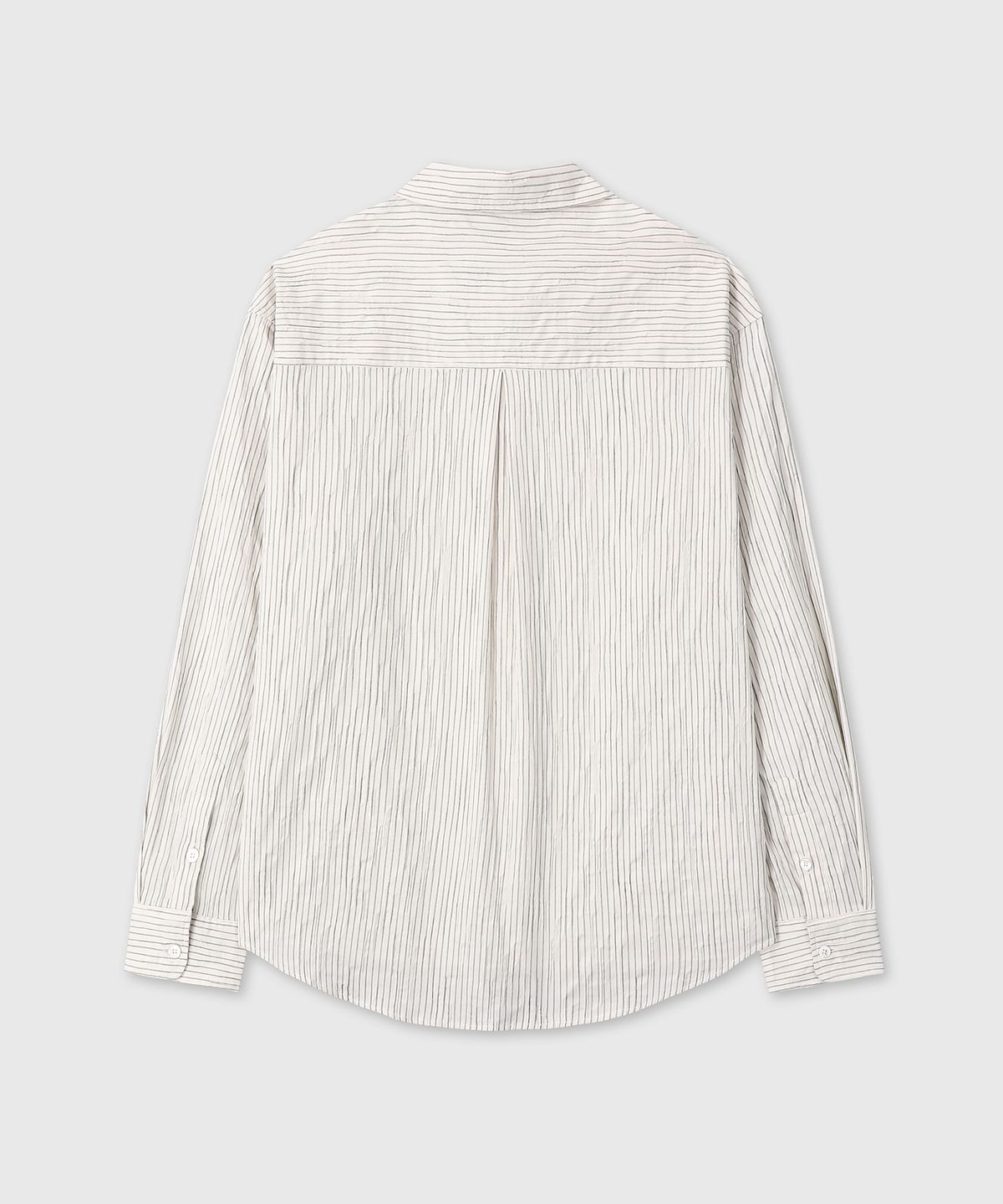 다이브인(DIVEIN) WRINKLE STRIPE SHIRT (IVORY)