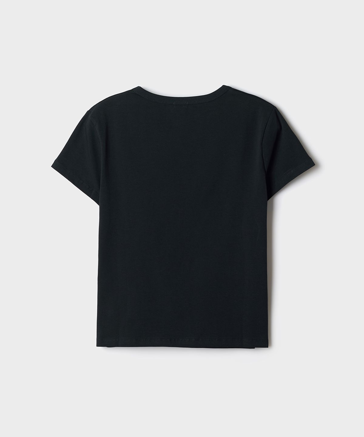 스파오(SPAO) [산리오캐릭터즈] 슬림핏 반팔 티셔츠(BLACK)_SPRLG37U09