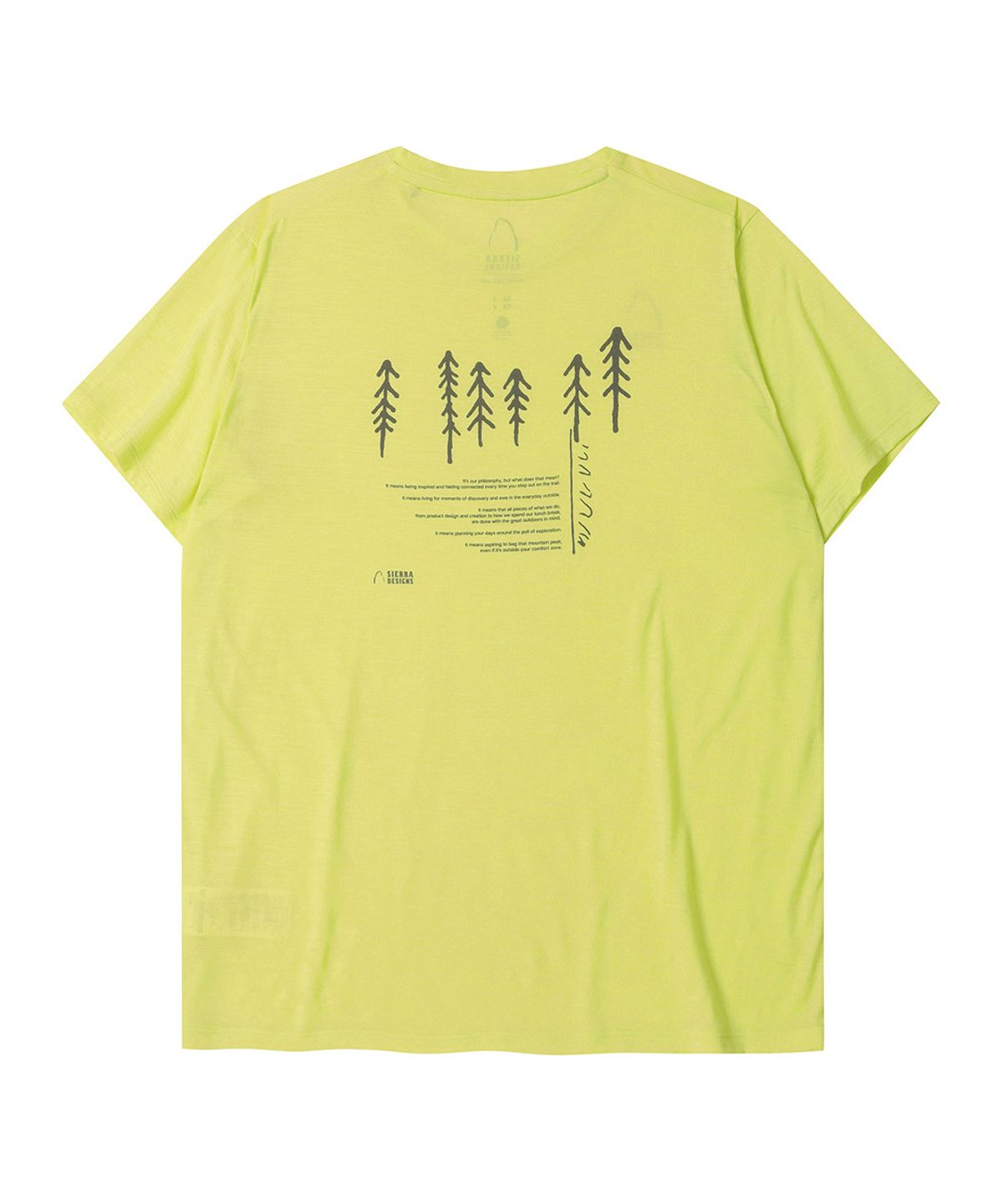 시에라디자인(SIERRA DESIGNS) W) 시에라 울(SIERRA WOOL) 포레스트 숏슬리브 LIME