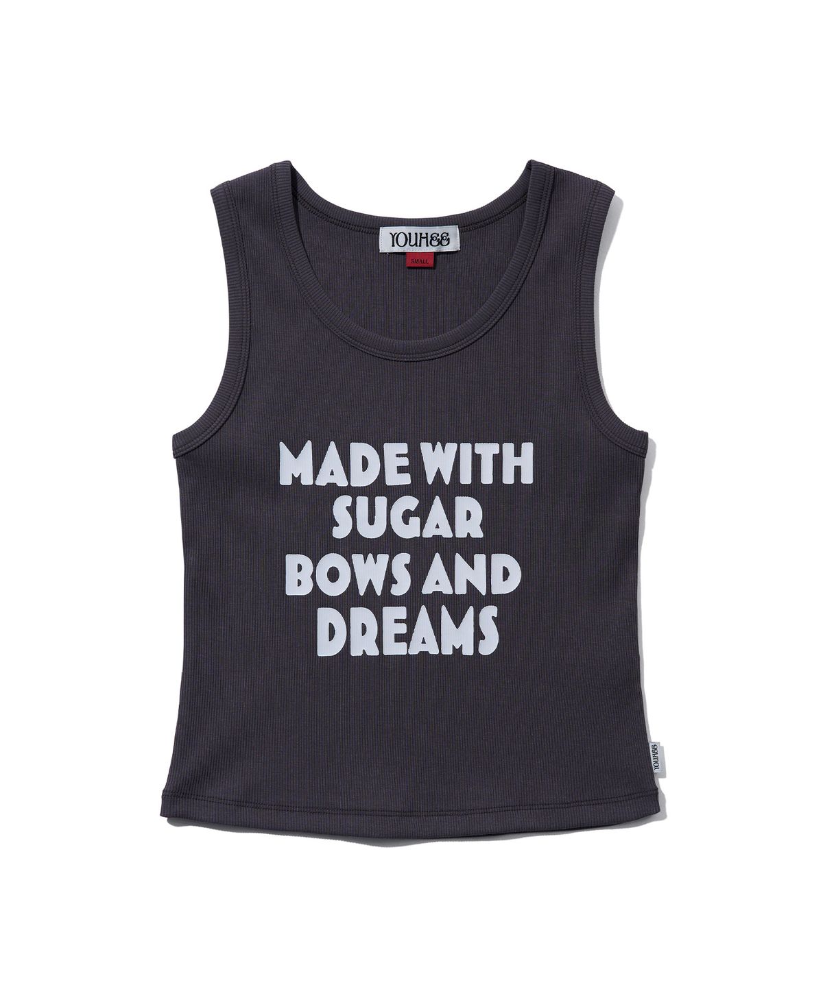 유희(YOUHEE) [3COLORS] TYPOGRAPHIC SLEEVELESS
