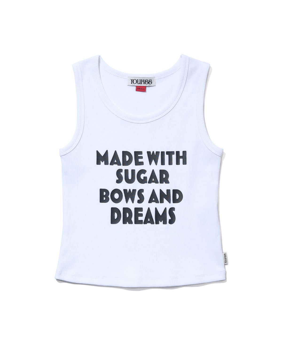 유희(YOUHEE) [3COLORS] TYPOGRAPHIC SLEEVELESS