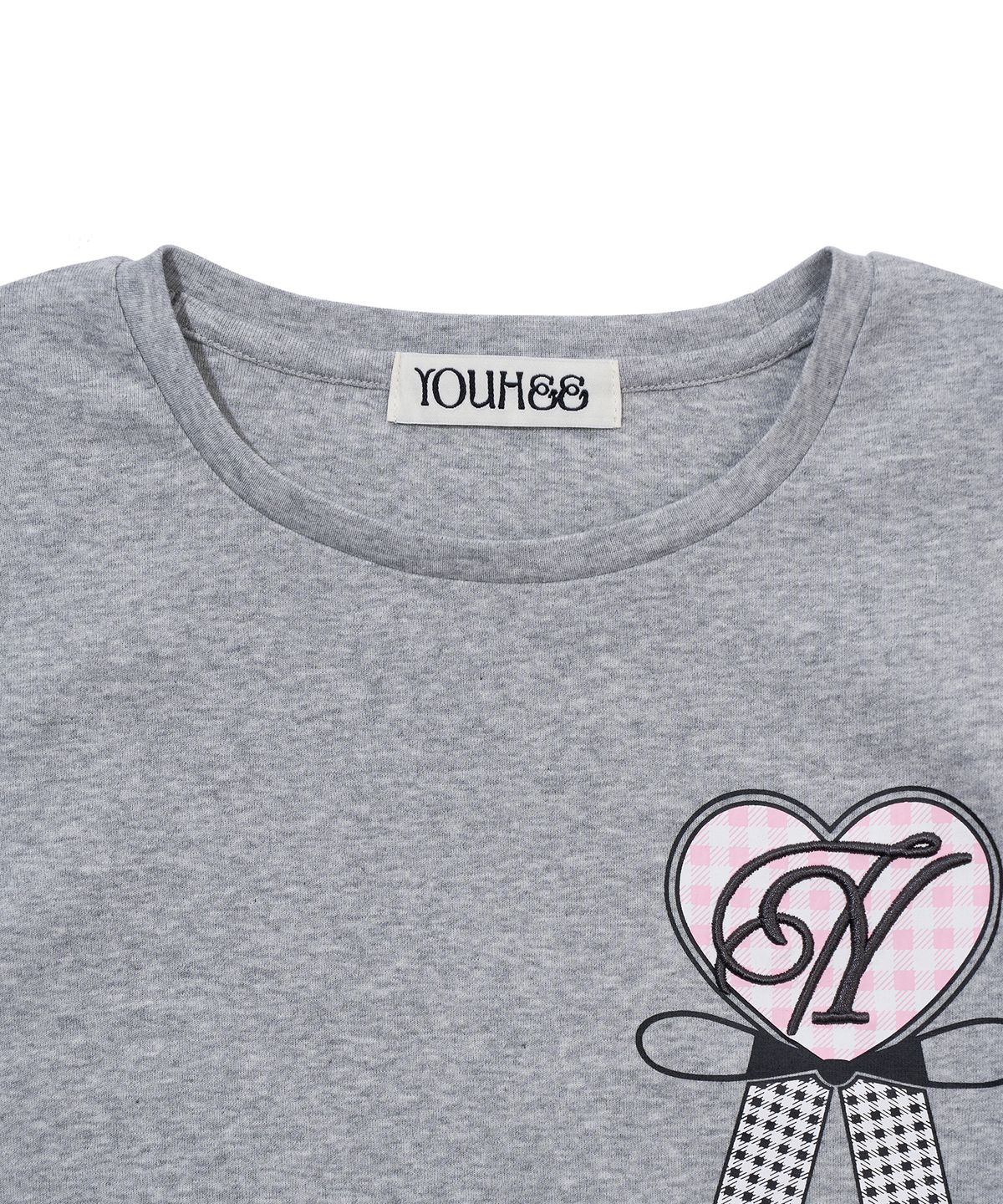 유희(YOUHEE) [3COLORS] YOUHEE ROSETTE T-SHIRTS