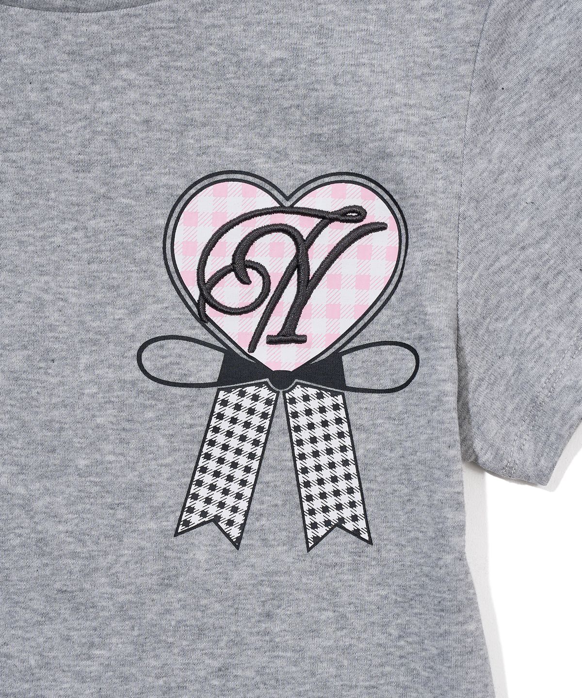 유희(YOUHEE) [3COLORS] YOUHEE ROSETTE T-SHIRTS