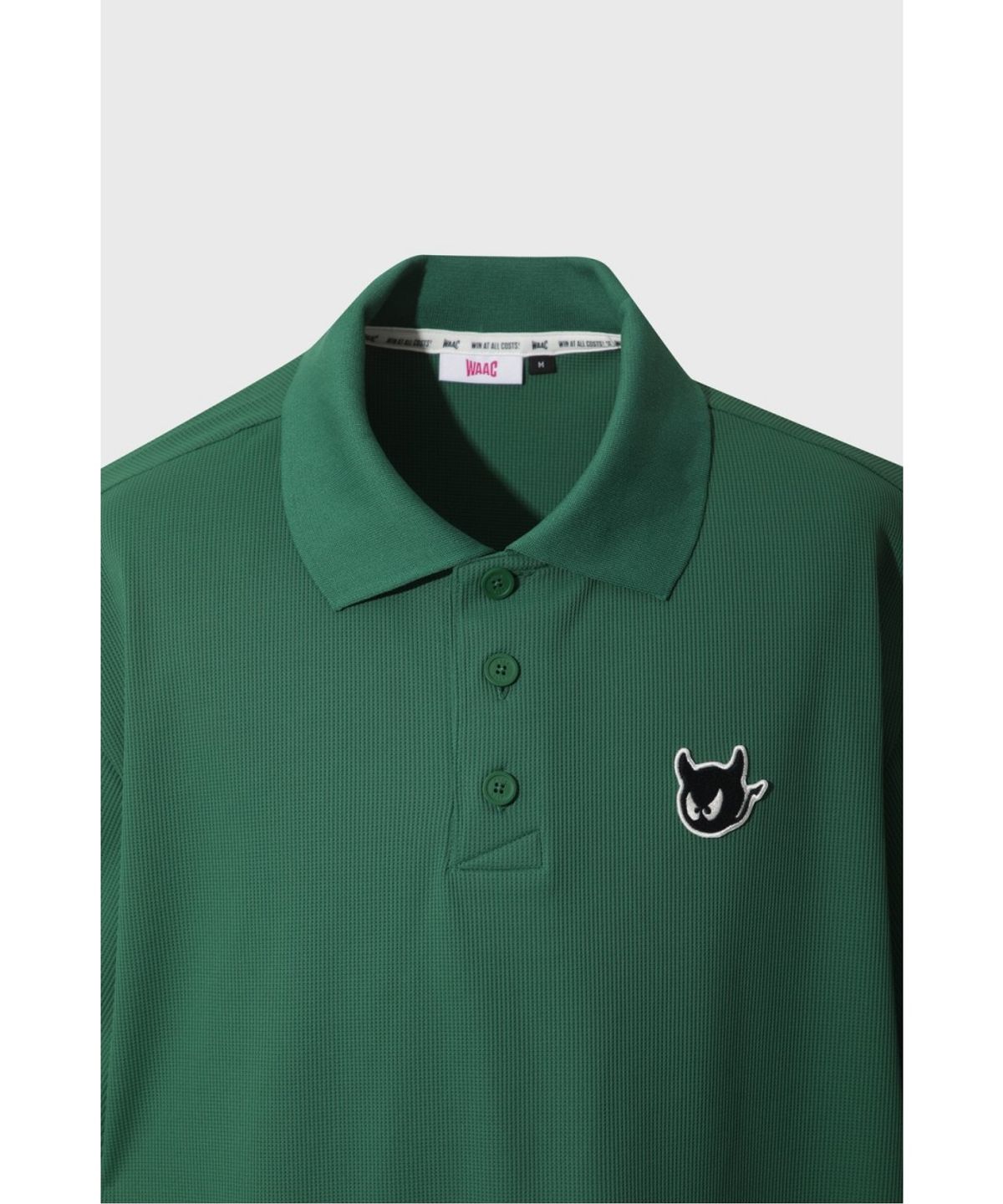 왁(WAAC) Men Signature Loose-fit Cooling Polo WMTCM26908GRD