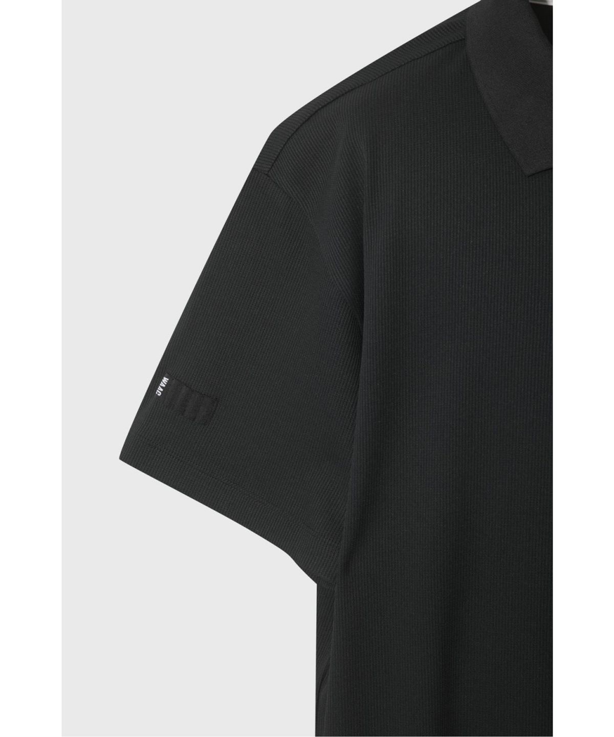 왁(WAAC) Men Signature Loose-fit Cooling Polo WMTCM26908BKX