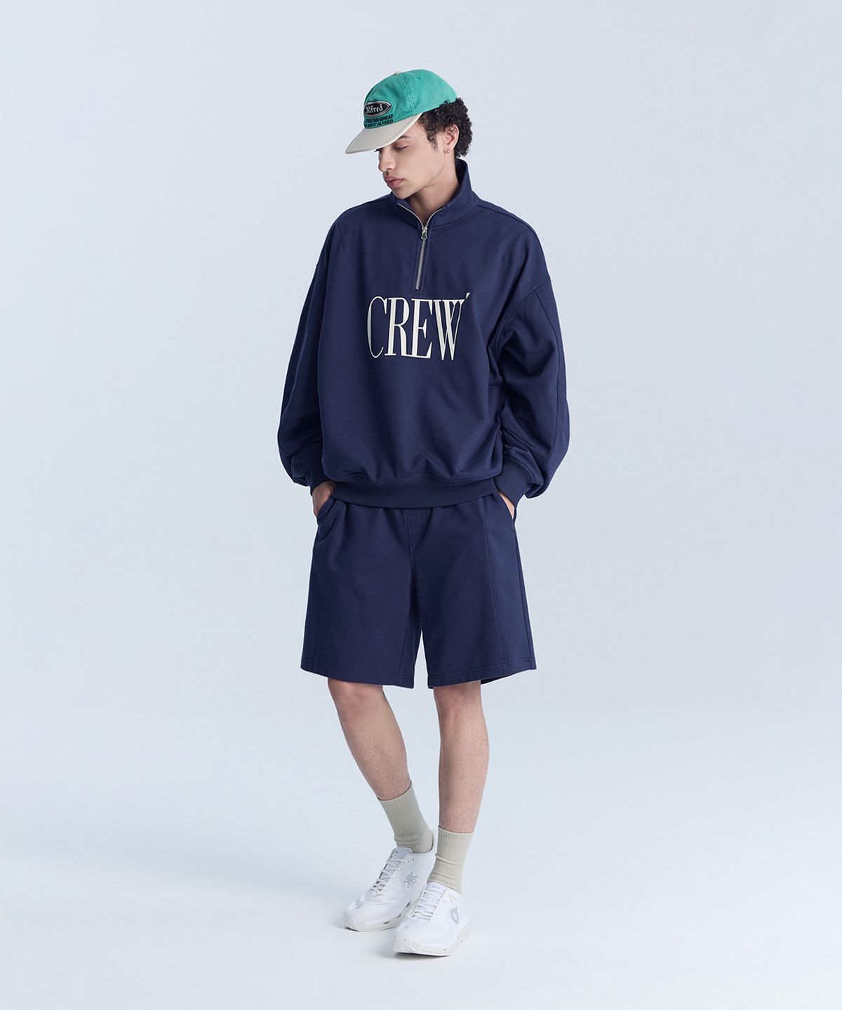 크루멤버스온리(CREW MEMBERS ONLY) AERO SHORTS NAVY