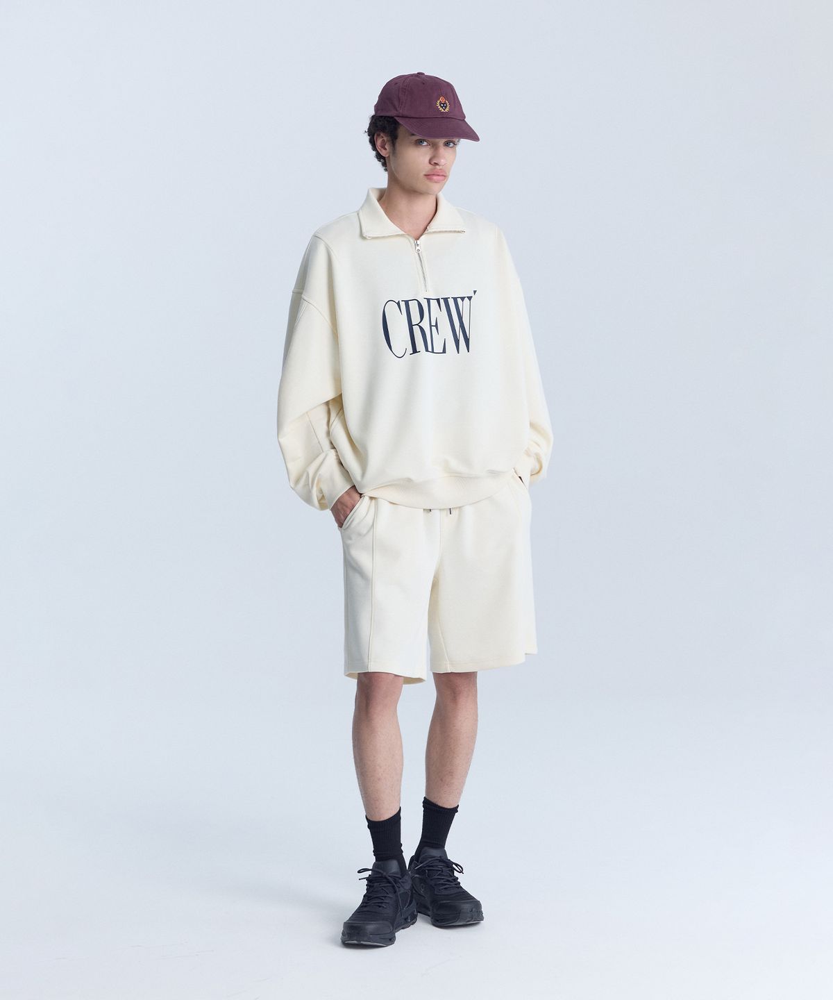 크루멤버스온리(CREW MEMBERS ONLY) AERO SHORTS CREAM