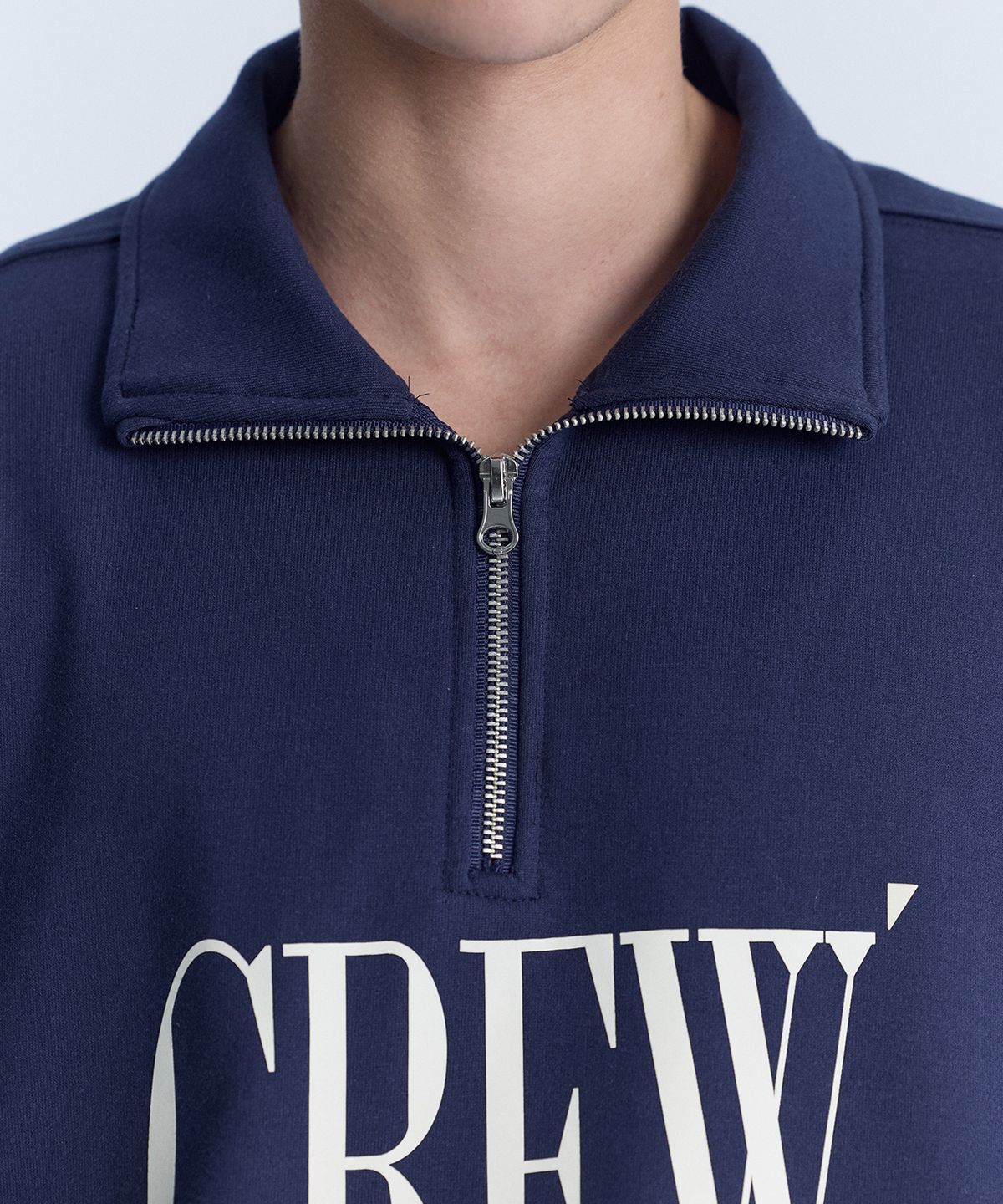 크루멤버스온리(CREW MEMBERS ONLY) AERO HALFZIP PULLOVER NAVY