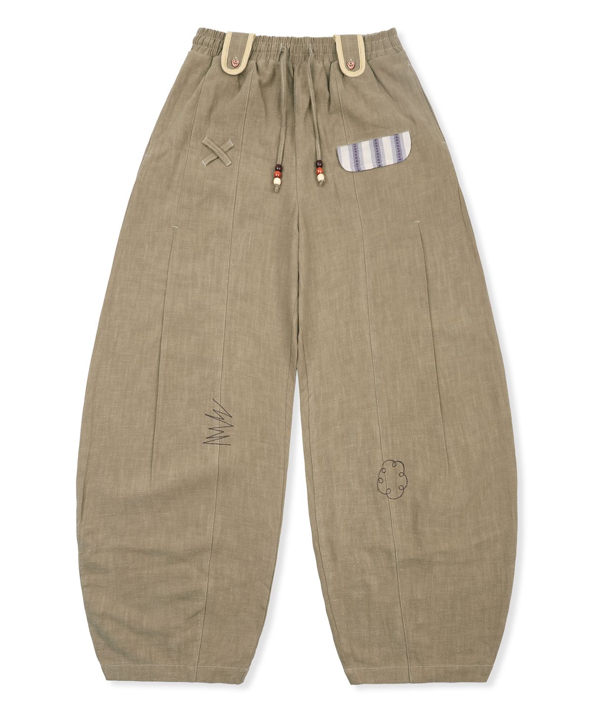 루나키후(RuNaKi'Hu') WXP093 카제마카세 린넨 팬츠 (BEIGE)