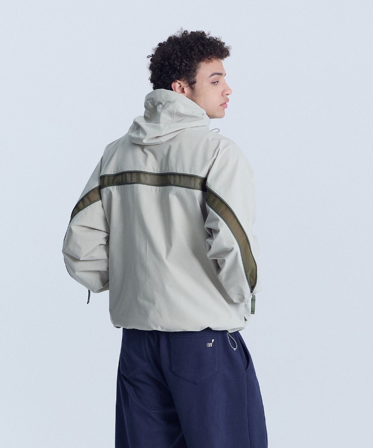 크루멤버스온리(CREW MEMBERS ONLY) AIR VENT WIND JACKET OLIVE