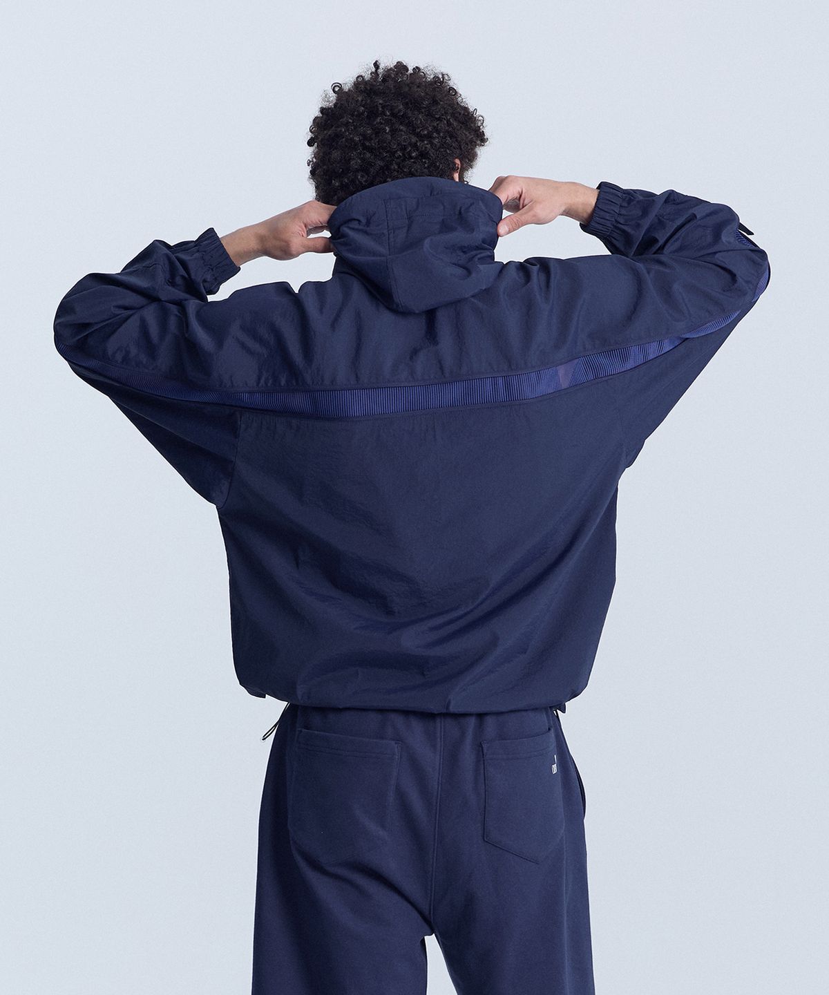 크루멤버스온리(CREW MEMBERS ONLY) AIR VENT WIND JACKET NAVY