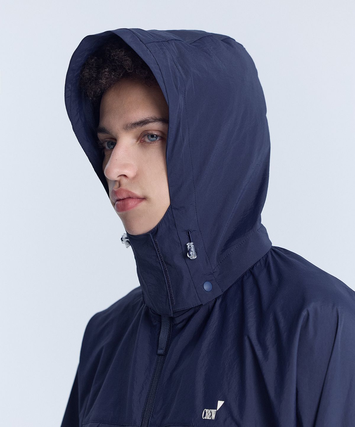 크루멤버스온리(CREW MEMBERS ONLY) AIR VENT WIND JACKET NAVY