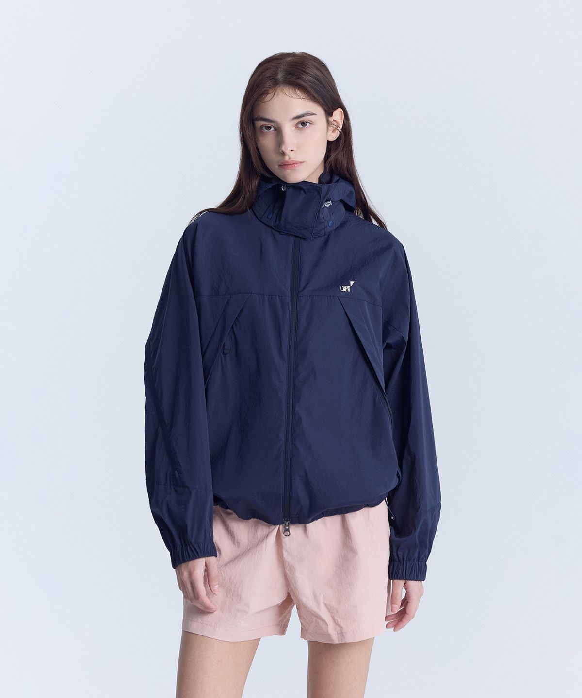크루멤버스온리(CREW MEMBERS ONLY) AIR VENT WIND JACKET NAVY