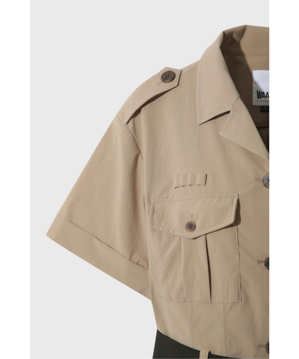 왁(WAAC) Women Open safari dress WWUAM26901BEX