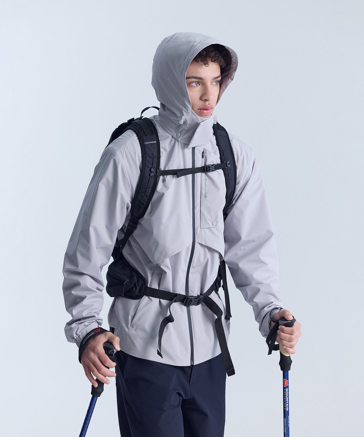 크루멤버스온리(CREW MEMBERS ONLY) RAIN-TECH WIND JACKET GRAY
