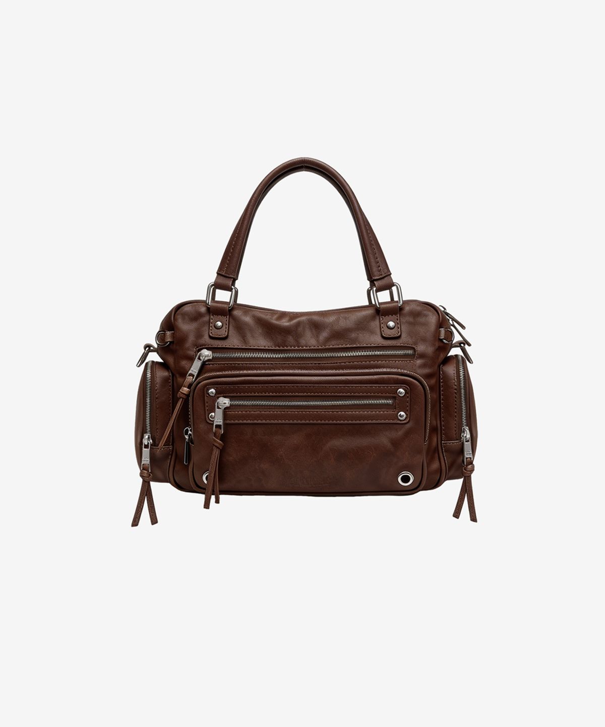 블랙 퍼플(BLACK PURPLE) 브레드 백 _M_레드 브라운 Bread Bag_M_Red Brown