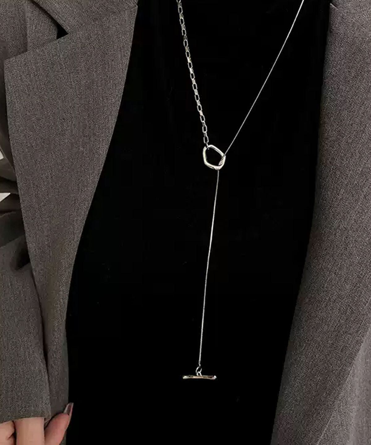 헤이타(HEITA) SER SILVER NECKLACE 세르 레이어드 실버목걸이