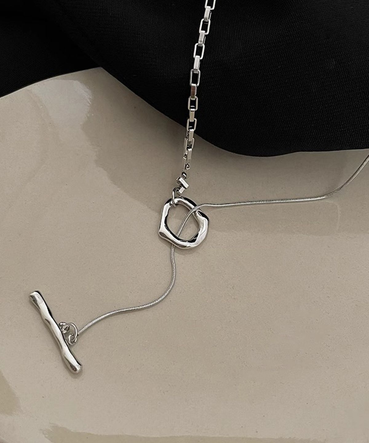 헤이타(HEITA) SER SILVER NECKLACE 세르 레이어드 실버목걸이