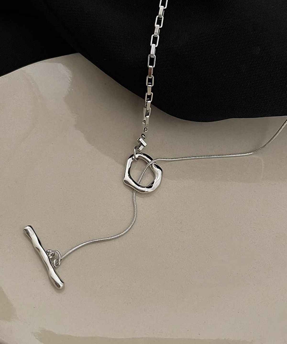헤이타(HEITA) SER SILVER NECKLACE 세르 레이어드 실버목걸이