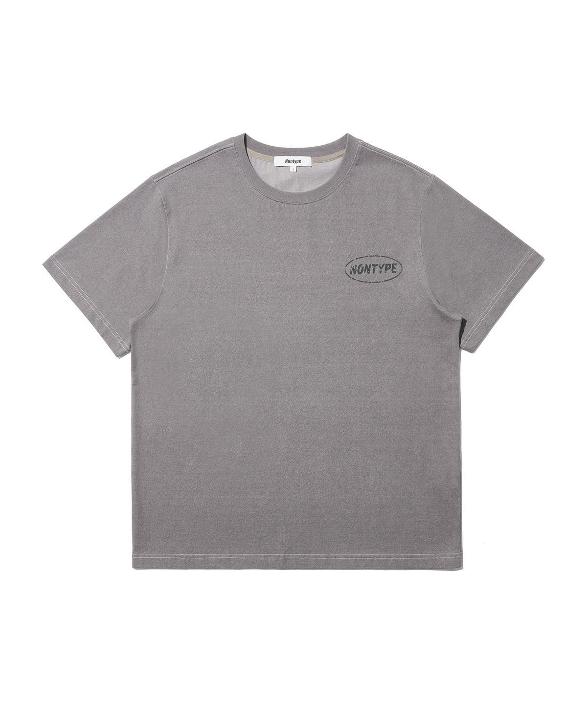 논타입(NONTYPE) FADED BACK PRINT SYMBOL T-SHIRT (LIGHT PURPLE)