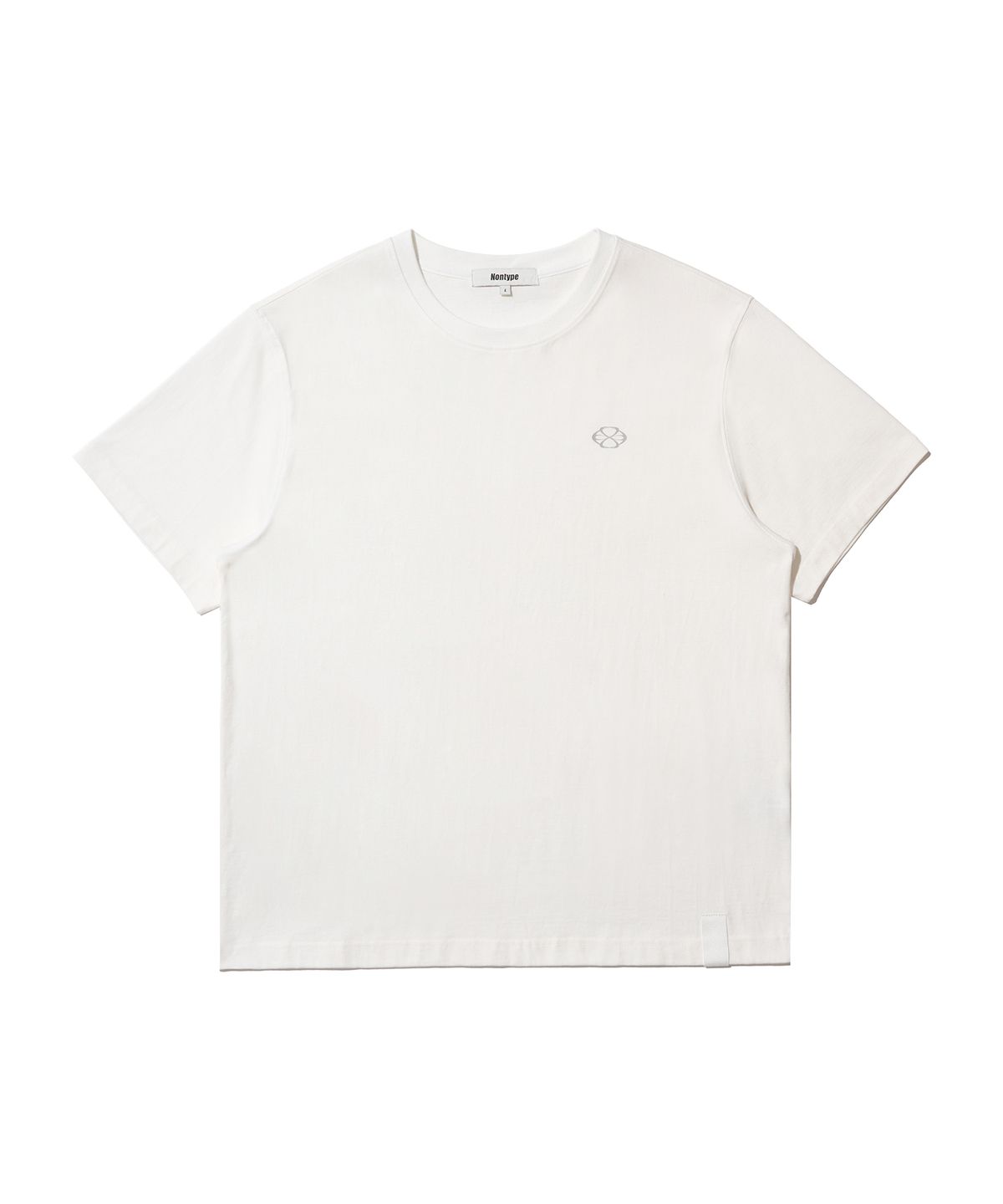 논타입(NONTYPE) SEMI OVERFIT SYMBOL COMFY T-SHIRT (WHITE)