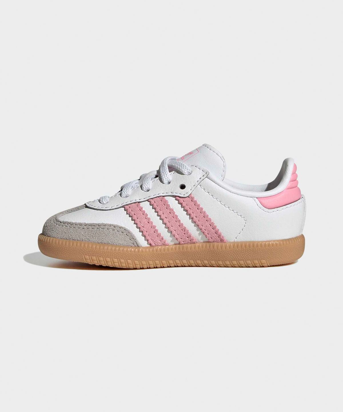 아디다스 키즈(ADIDAS KIDS) 삼바 OG 컴포트 클로저 일라스틱 레이스 인펀트 - 화이트 / JQ2028