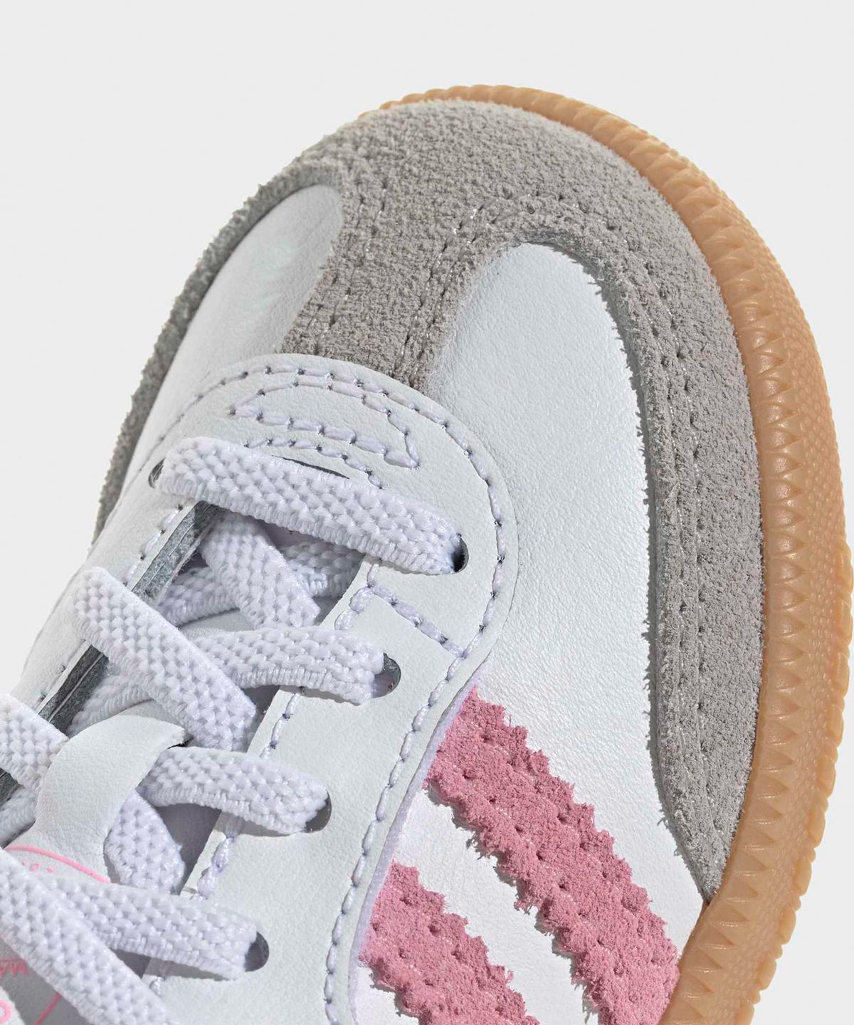 아디다스 키즈(ADIDAS KIDS) 삼바 OG 컴포트 클로저 일라스틱 레이스 인펀트 - 화이트 / JQ2028
