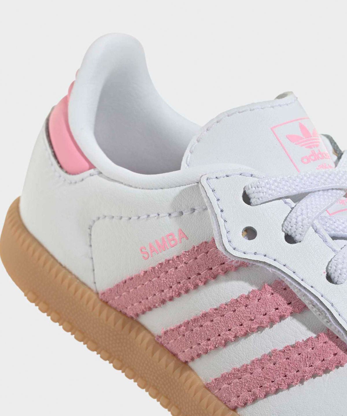 아디다스 키즈(ADIDAS KIDS) 삼바 OG 컴포트 클로저 일라스틱 레이스 인펀트 - 화이트 / JQ2028