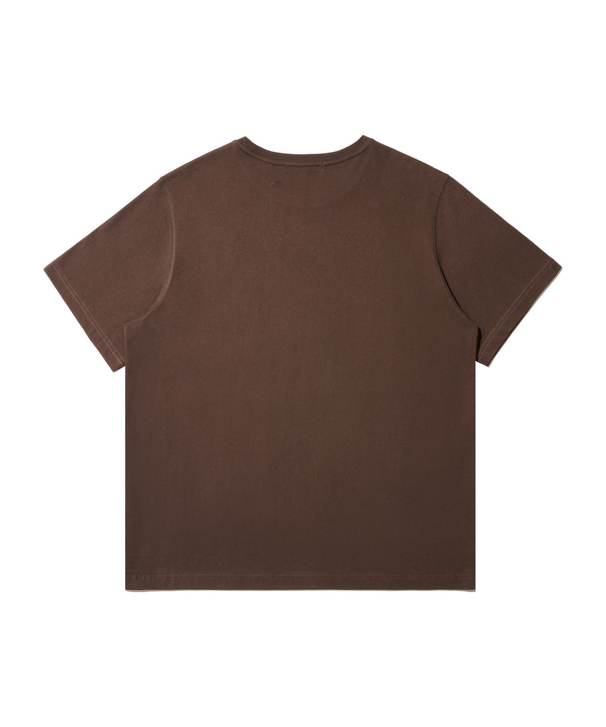 논타입(NONTYPE) SEMI OVERFIT STAR GRAPHIC T-SHIRT (DARK BROWN)