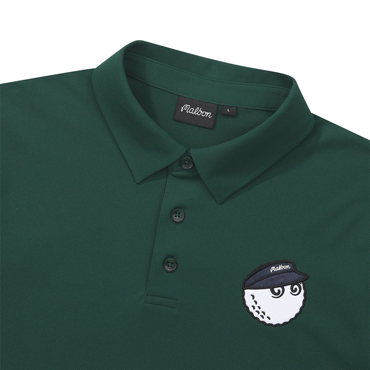 말본 골프(MALBON GOLF) 버킷 포인트 반팔 티셔츠 GREEN (MAN)