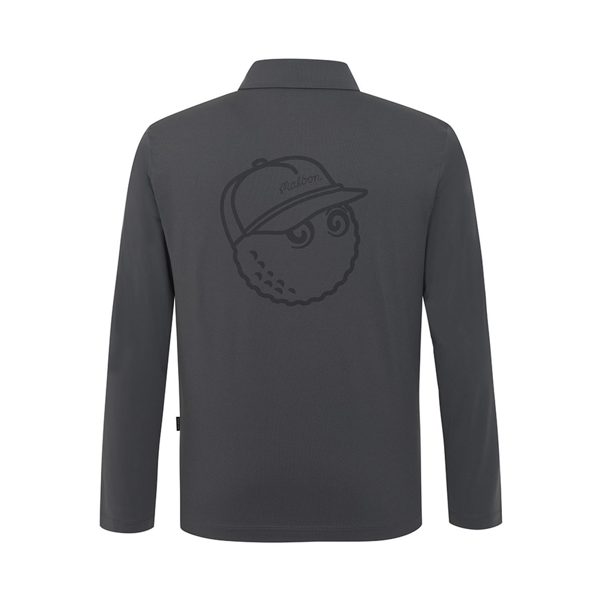 말본 골프(MALBON GOLF) 아이스 폴로 티셔츠 CHARCOAL (MAN)