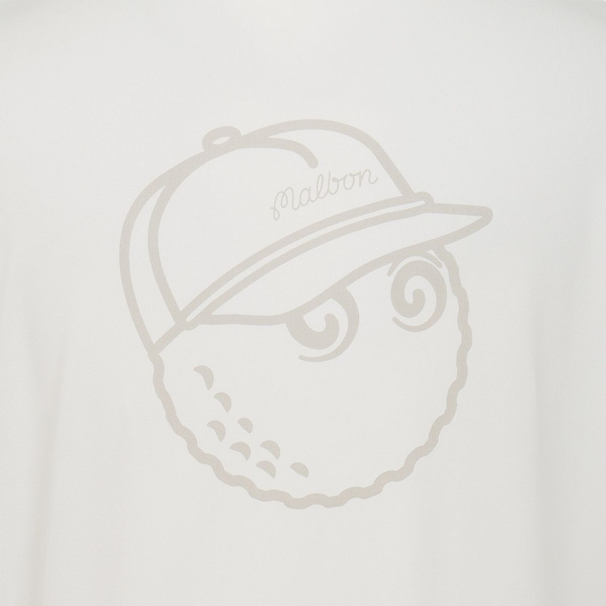 말본 골프(MALBON GOLF) 아이스 폴로 티셔츠 OFF WHITE (MAN)