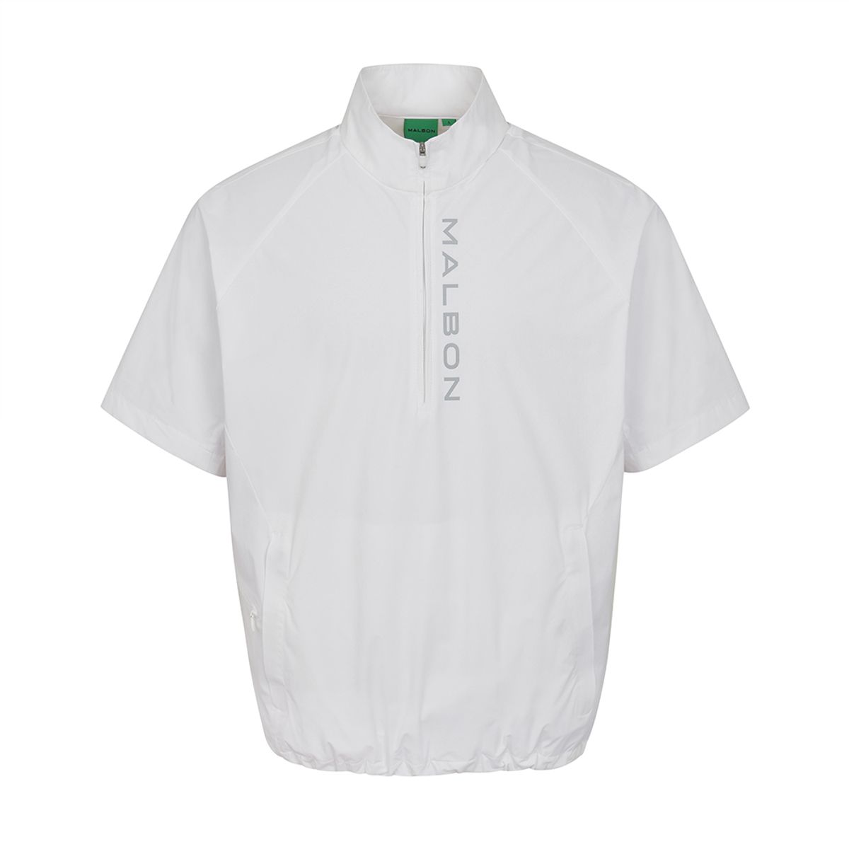 말본 골프(MALBON GOLF) 퍼포먼스 반팔 아노락 WHITE (MAN)