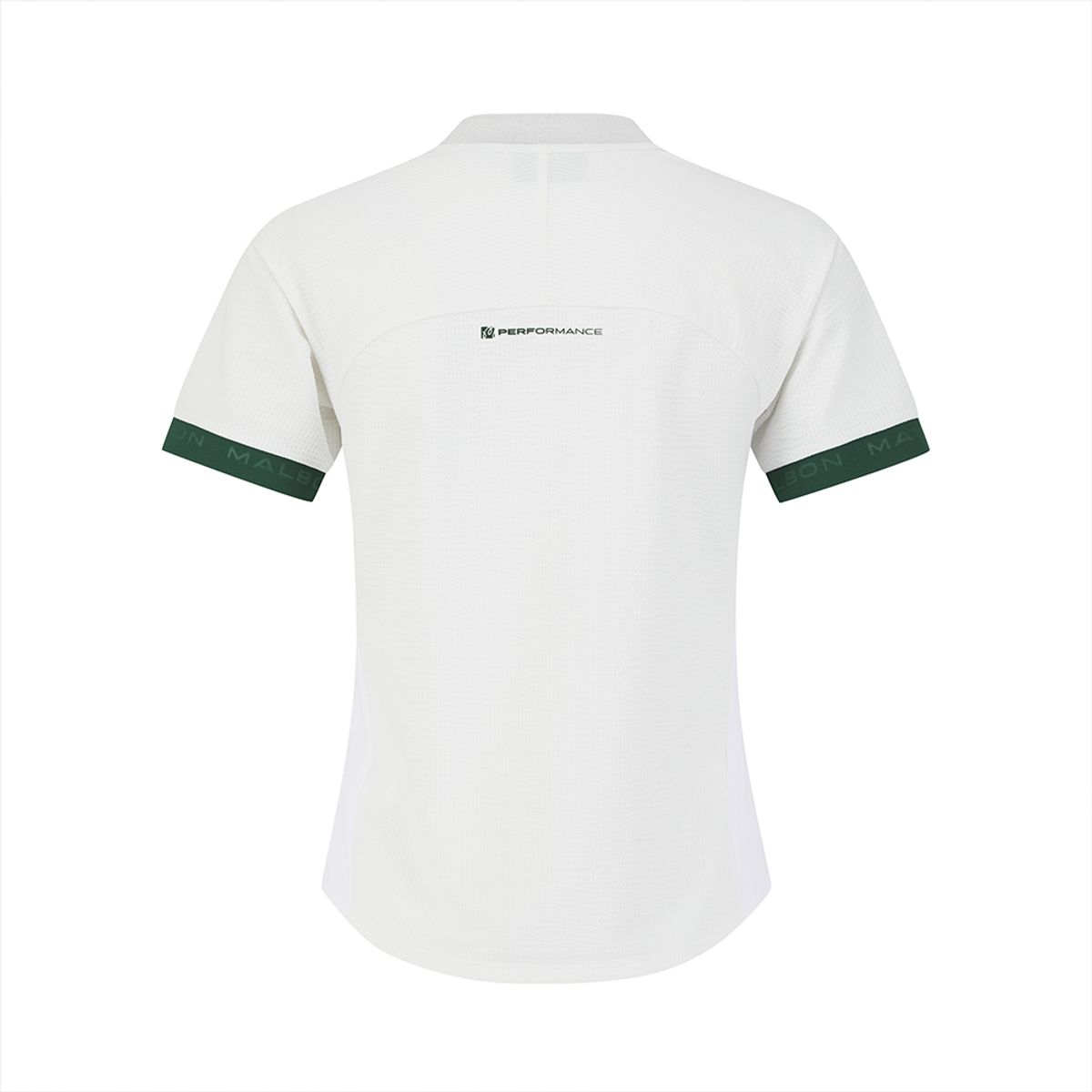 말본 골프(MALBON GOLF) 퍼포먼스 모크넥 티셔츠 WHITE (WOMAN)
