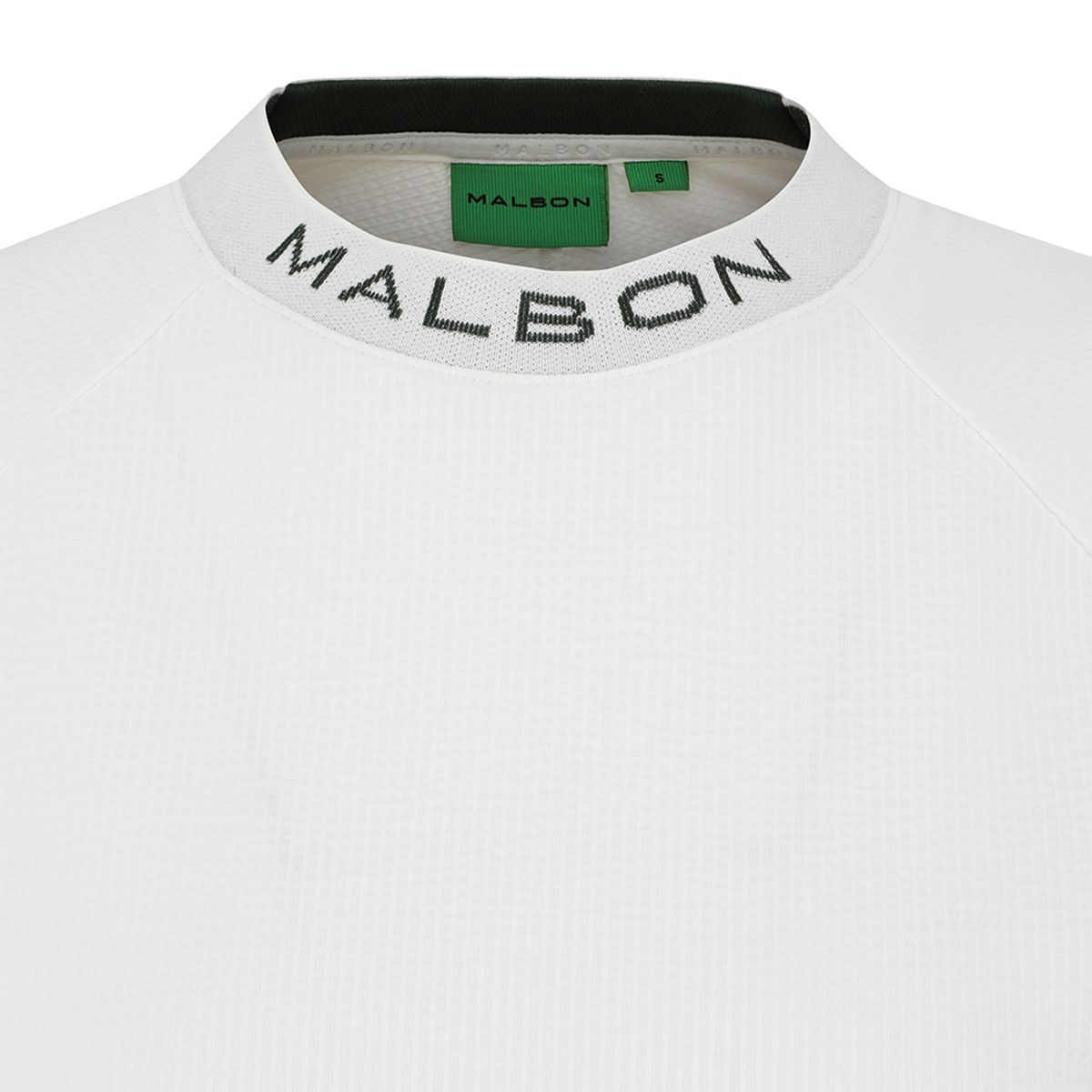 말본 골프(MALBON GOLF) 퍼포먼스 모크넥 티셔츠 WHITE (WOMAN)