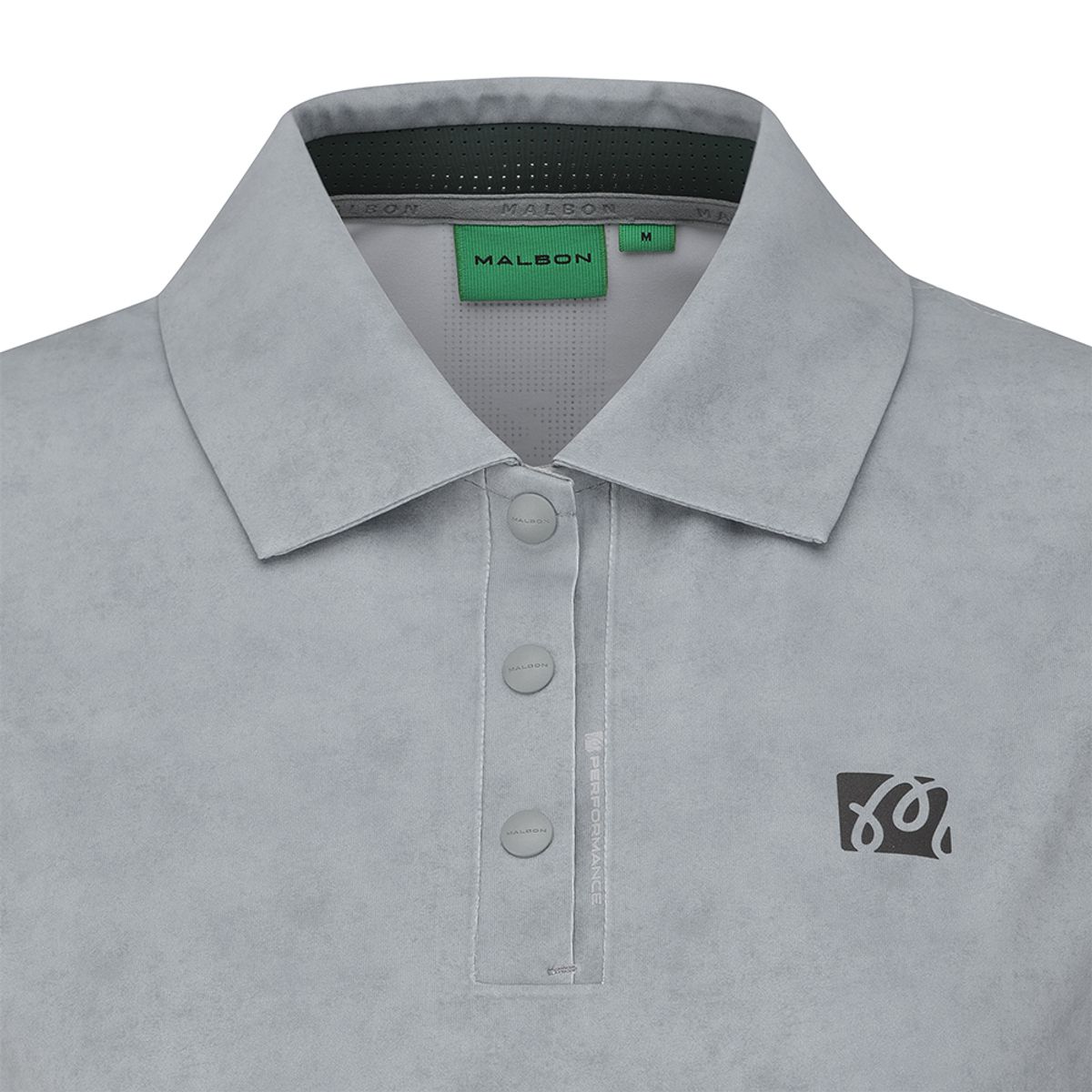말본 골프(MALBON GOLF) 퍼포먼스 반팔 폴로 티셔츠 GRAY (WOMAN)
