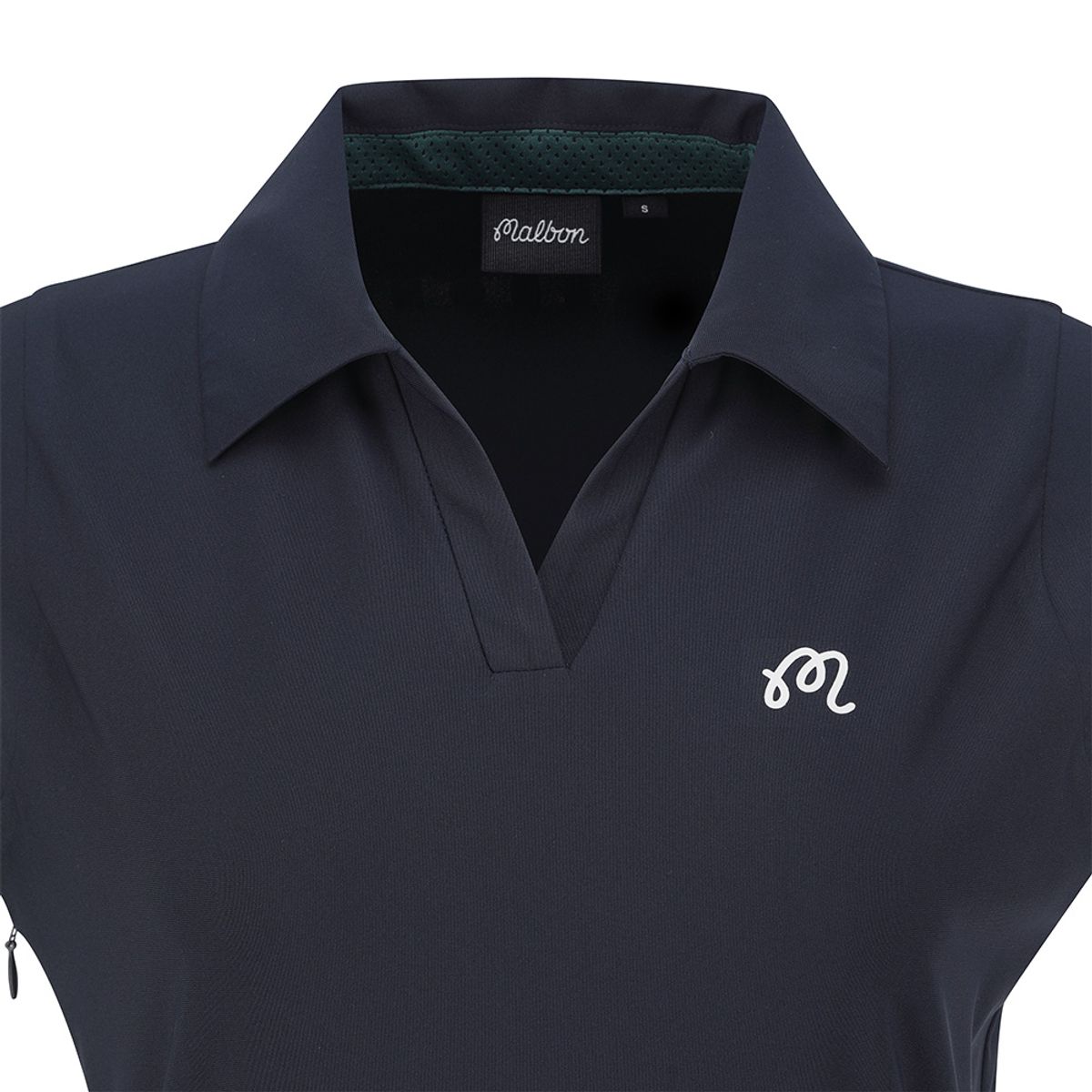말본 골프(MALBON GOLF) 슬림핏 플리츠 레이어드 퍼포먼스 원피스 NAVY (WOMAN)