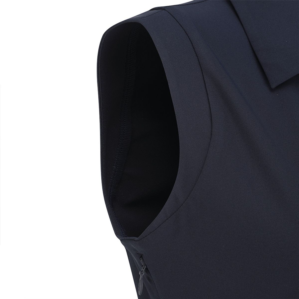 말본 골프(MALBON GOLF) 슬림핏 플리츠 레이어드 퍼포먼스 원피스 NAVY (WOMAN)