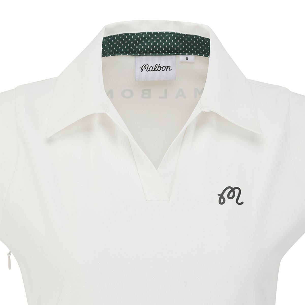 말본 골프(MALBON GOLF) 슬림핏 플리츠 레이어드 퍼포먼스 원피스 WHITE (WOMAN)