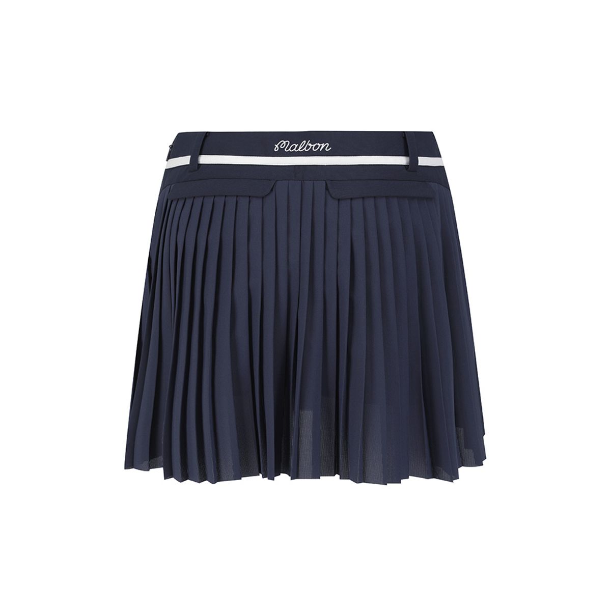 말본 골프(MALBON GOLF) 플리츠 레이어드 퍼포먼스 스커트 NAVY (WOMAN)
