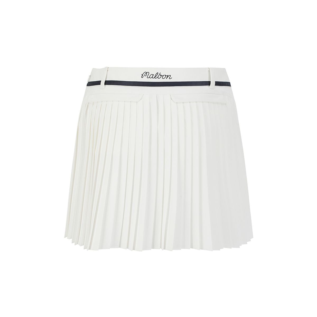 말본 골프(MALBON GOLF) 플리츠 레이어드 퍼포먼스 스커트 WHITE (WOMAN)