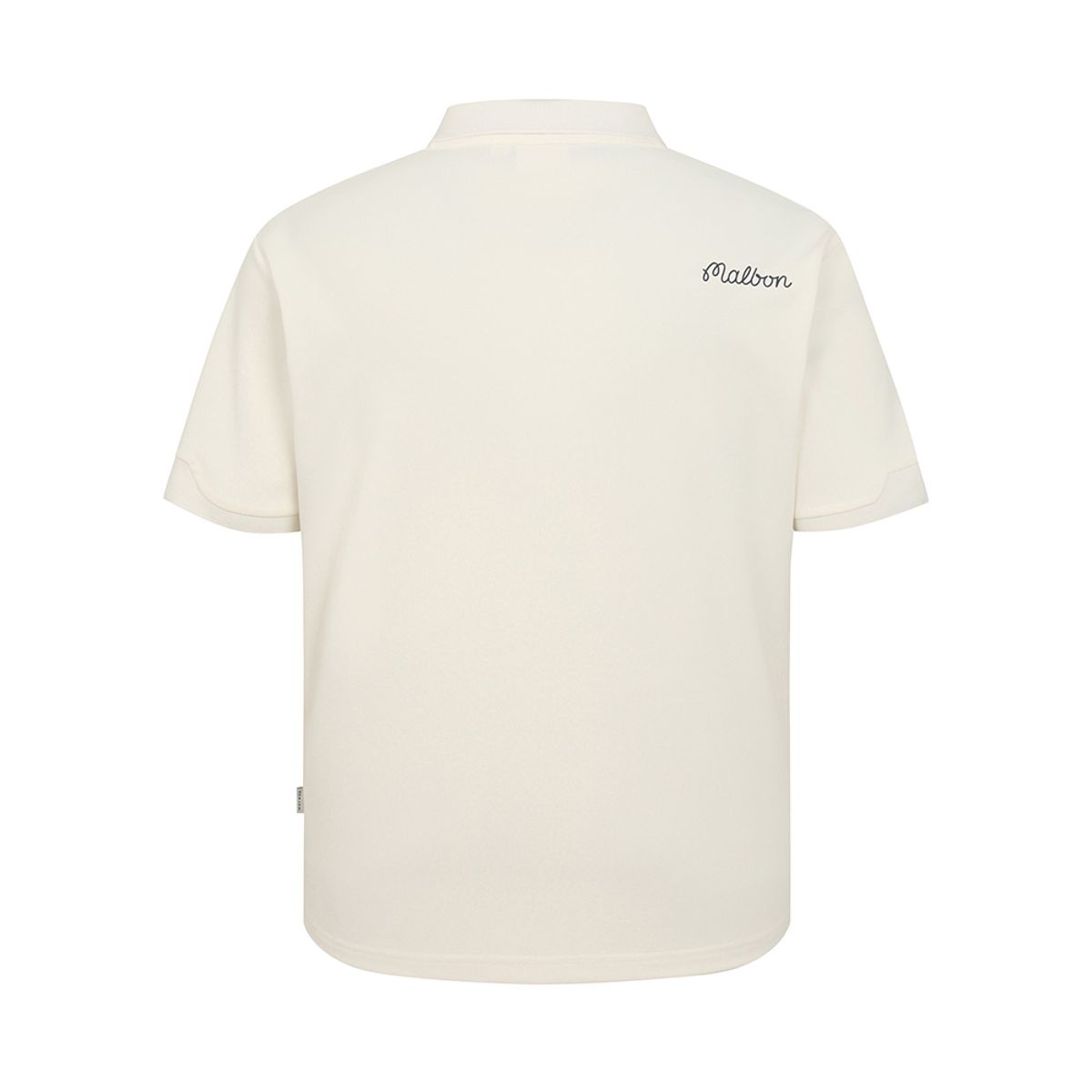 말본 골프(MALBON GOLF) 버킷 포인트 베이직 폴로 티셔츠 CREAM (MAN)