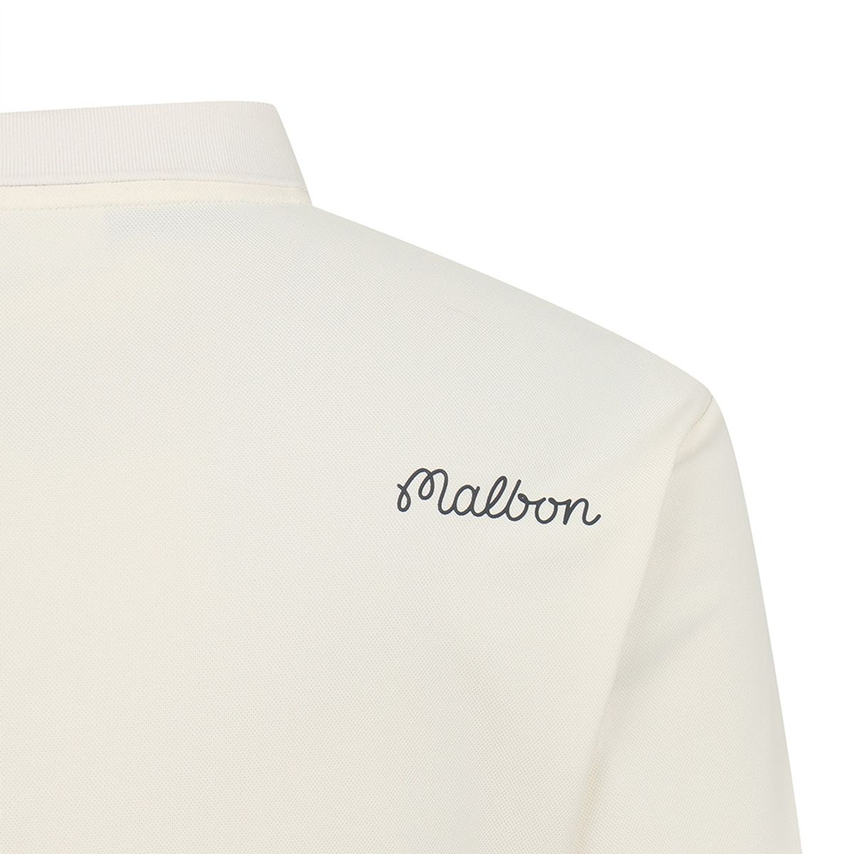 말본 골프(MALBON GOLF) 버킷 포인트 베이직 폴로 티셔츠 CREAM (MAN)
