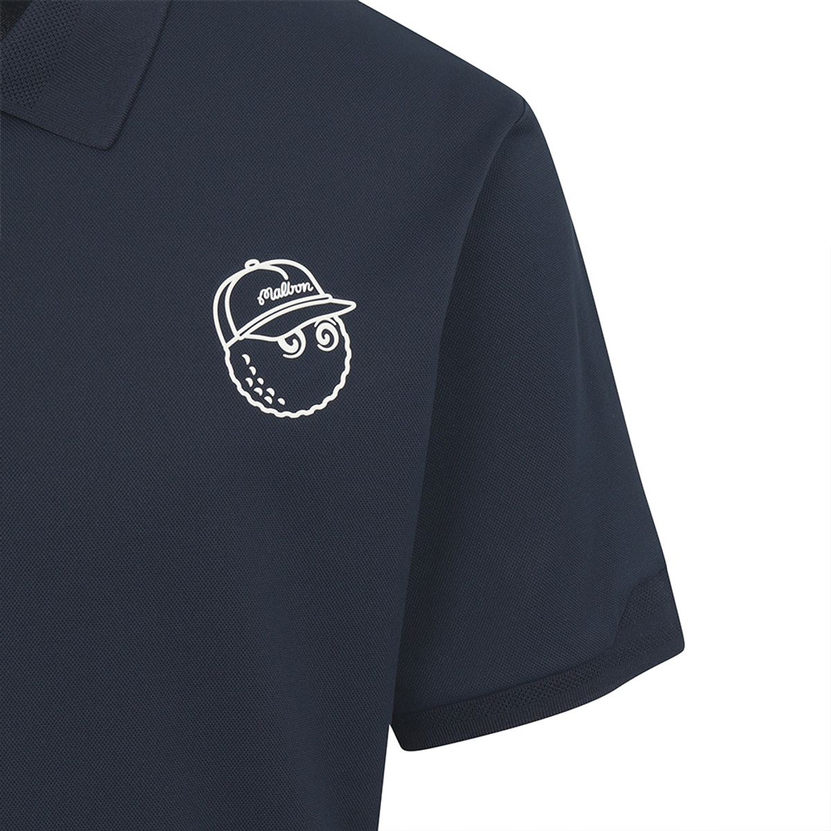 말본 골프(MALBON GOLF) 버킷 포인트 베이직 폴로 티셔츠 NAVY (MAN)
