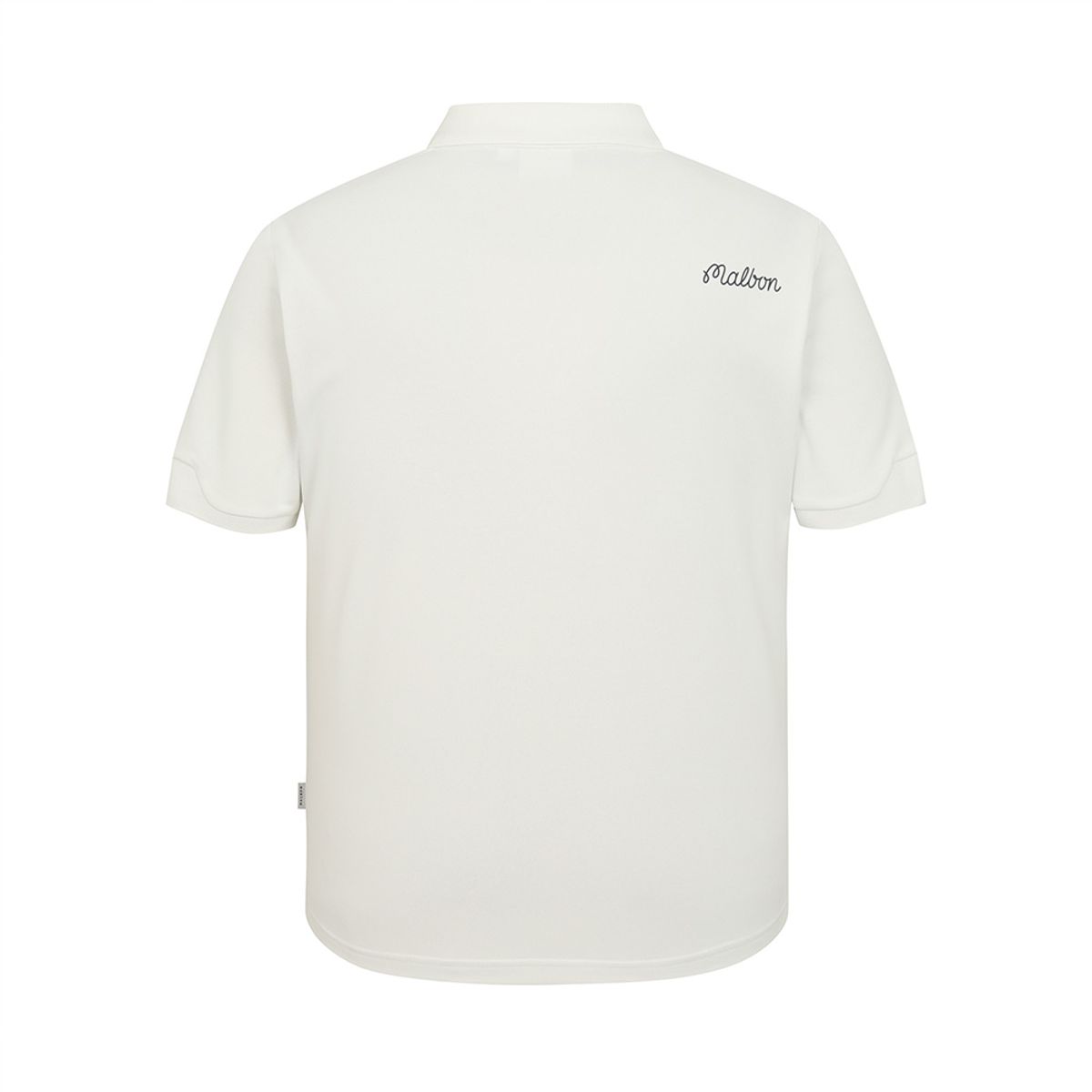 말본 골프(MALBON GOLF) 버킷 포인트 베이직 폴로 티셔츠 OFF WHITE (MAN)
