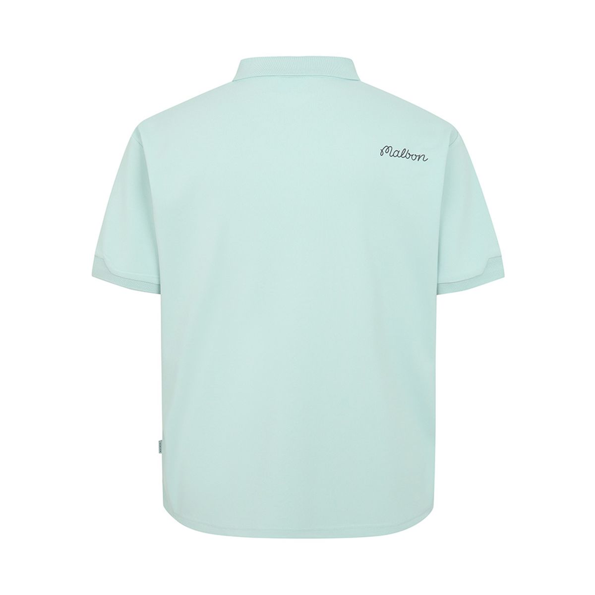 말본 골프(MALBON GOLF) 버킷 포인트 베이직 폴로 티셔츠 PASTEL BLUE (MAN)