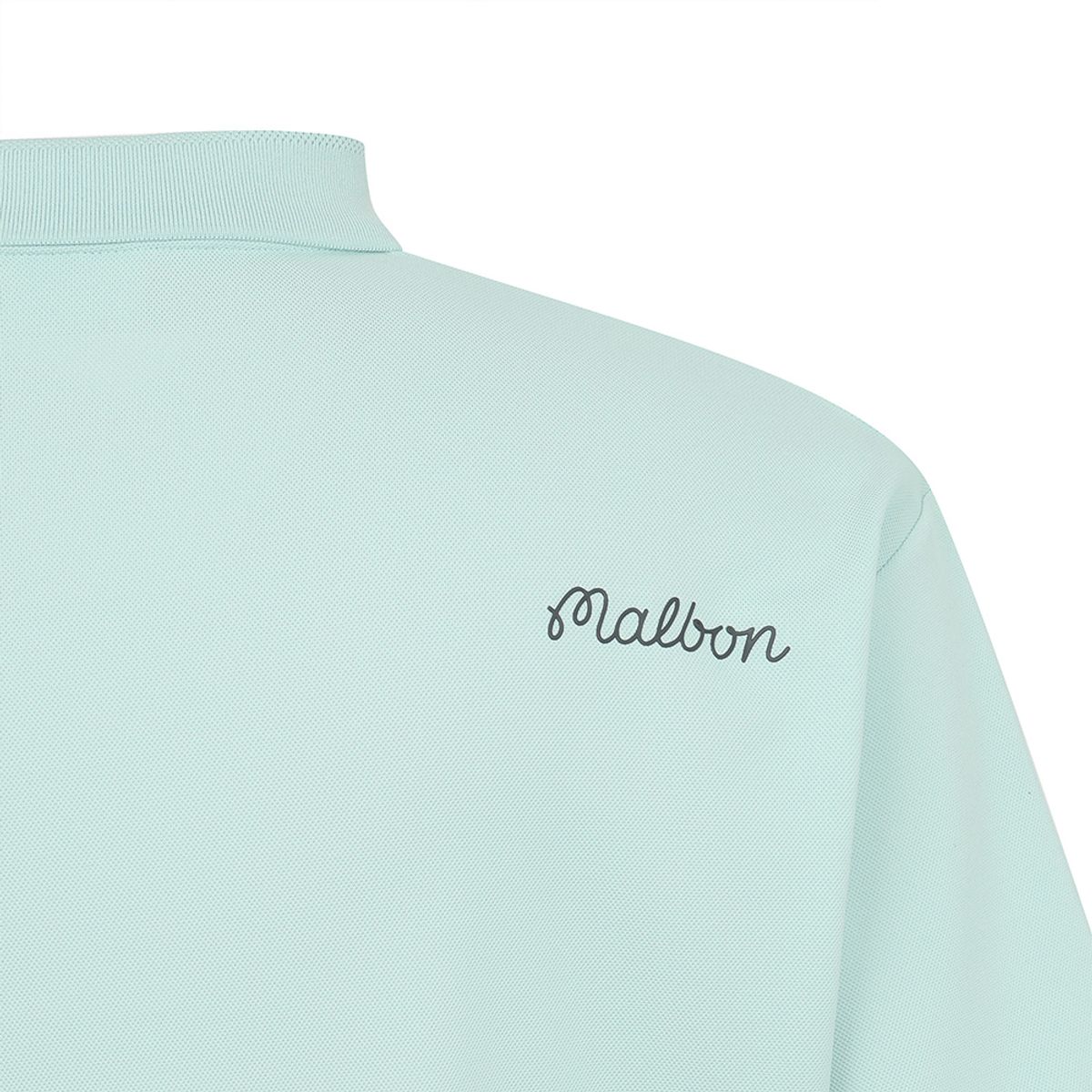 말본 골프(MALBON GOLF) 버킷 포인트 베이직 폴로 티셔츠 PASTEL BLUE (MAN)