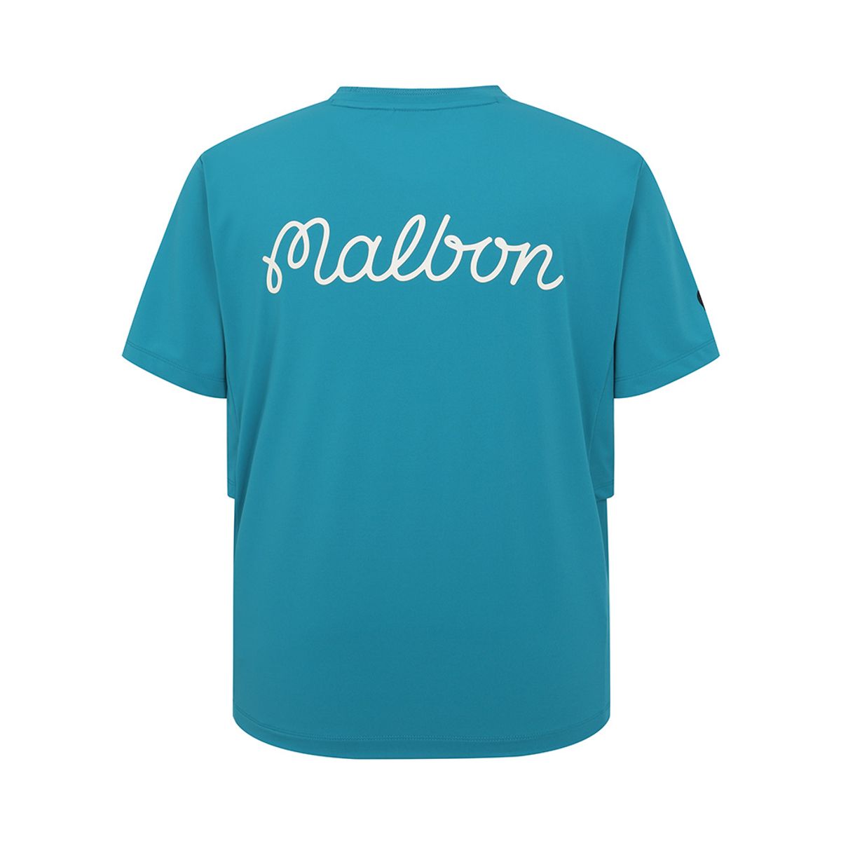 말본 골프(MALBON GOLF) 플레이어 기능성 벤틸 라운드 티셔츠 PEACOCK GREEN (MAN)