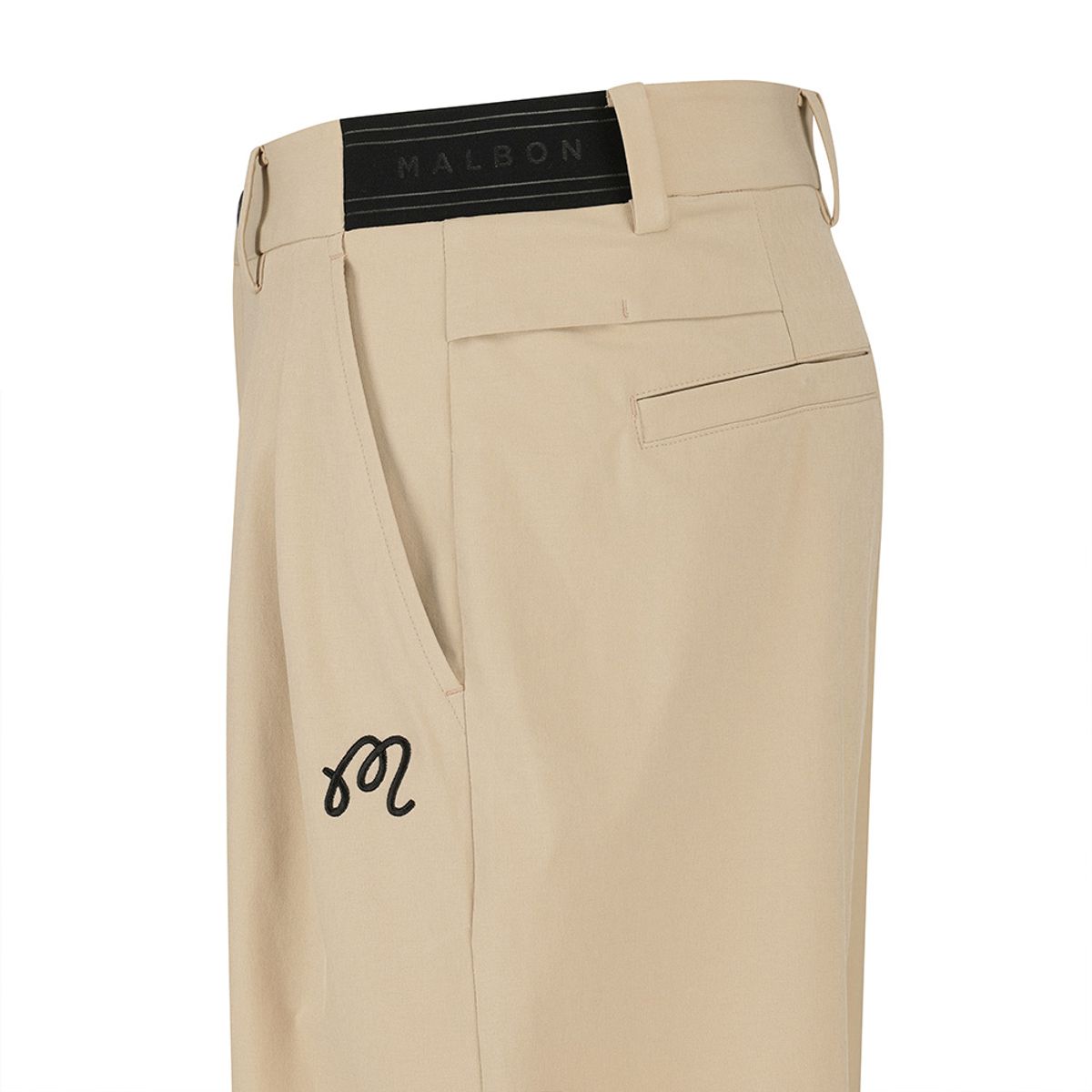 말본 골프(MALBON GOLF) 버뮤다 턱 팬츠 BEIGE (MAN)